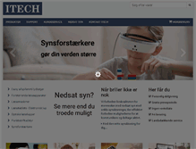 Tablet Screenshot of itech.dk